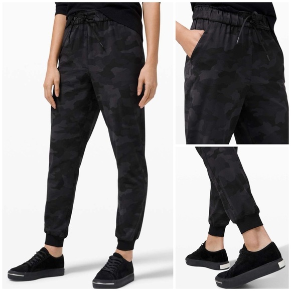🍋Lululemon Stretch HR Jogger *Full Length- Heritage 365 Camo Deep Coal/ 2 - Picture 1 of 9